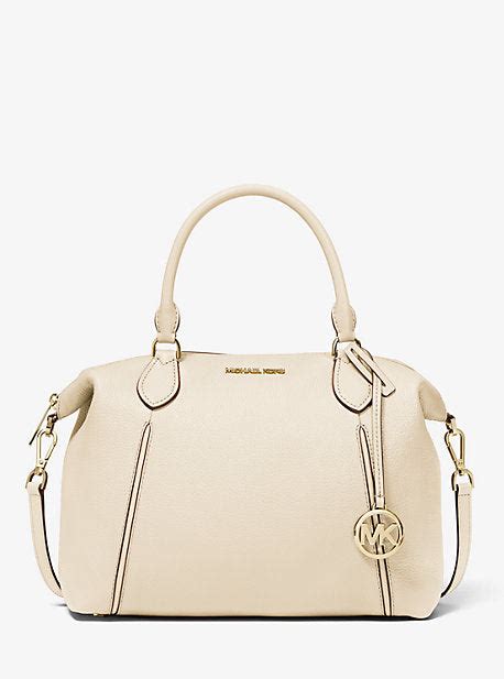 lenox large pebbled leather shoulder bag michael kors|Michael Kors lenox bag.